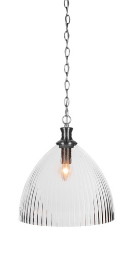 Carina 1 Light Pendant In Brushed Nickel (95-BN-4690)