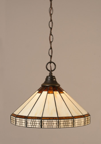 1 Light Pendant In Dark Granite (10-DG-964)