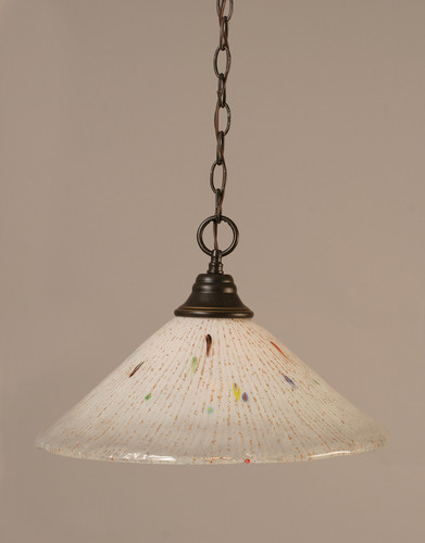 1 Light Pendant In Dark Granite (10-DG-711)