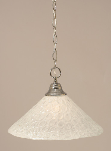 1 Light Pendant In Chrome (10-CH-411)