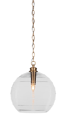Malena 1 Light Pendant In New Age Brass (90-NAB-5140)