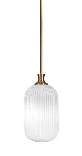 Carina 1 Light Pendant In New Age Brass (74-NAB-4601)