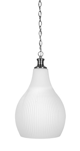 Carina 1 Light Pendant In Brushed Nickel (93-BN-4661)