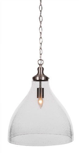 Juno 1 Light Pendant In Brushed Nickel (97-BN-4740)