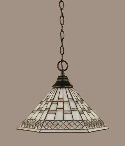 1 Light Pendant In Matte Black (10-MB-910)