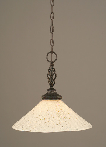 Elegante 1 Light Pendant In Dark Granite (82-DG-714)