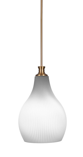 Carina 1 Light Pendant In New Age Brass (73-NAB-4661)
