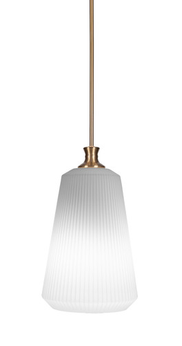 Carina 1 Light Pendant In New Age Brass (73-NAB-4641)