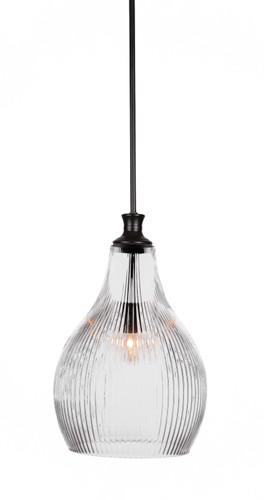 Carina 1 Light Pendant In Matte Black (73-MB-4660)