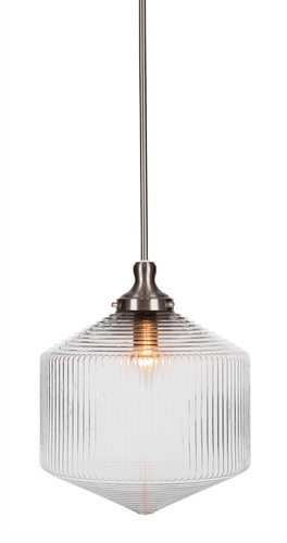 Carina 1 Light Pendant In Brushed Nickel (78-BN-4680)