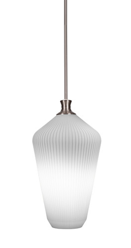 Carina 1 Light Pendant In Brushed Nickel (73-BN-4651)