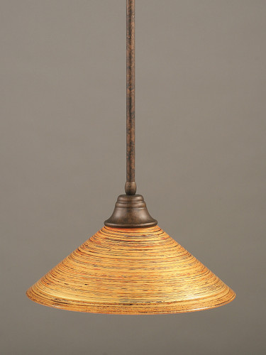 1 Light Pendant In Bronze (26-BRZ-414)