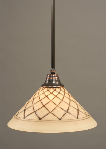 1 Light Pendant In Black Copper (26-BC-718)