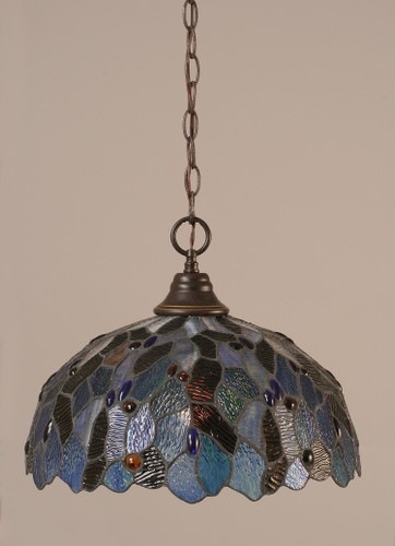 1 Light Pendant In Dark Granite (10-DG-995)