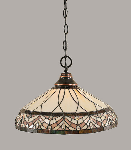 1 Light Pendant In Black Copper (10-BC-948)