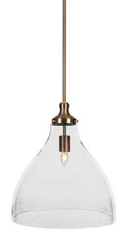 Juno 1 Light Pendant In New Age Brass (77-NAB-4740)