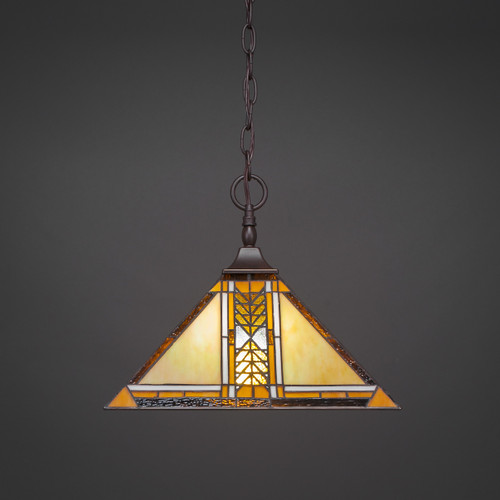 1 Light Pendant In Dark Granite (12-DG-986)