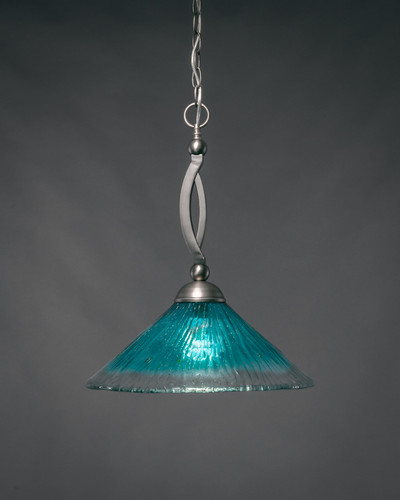 Bow 1 Light Pendant In Brushed Nickel (271-BN-715)