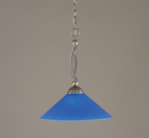Bow 1 Light Pendant In Brushed Nickel (271-BN-415)