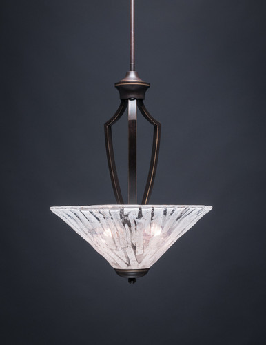 Zilo 3 Light Pendant In Dark Granite (567-DG-719)