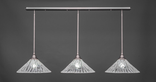 3 Light Linear Pendalier In Brushed Nickel (48-BN-719)