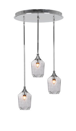 Empire 3 Light Cluster Pendalier In Chrome Finish (2183-CH-4462)