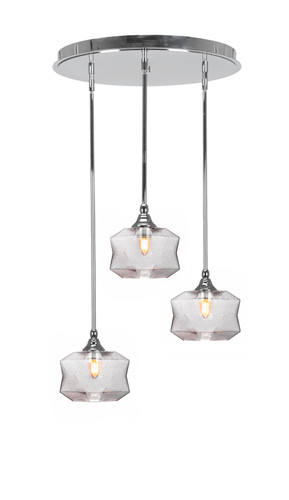 Empire 3 Light Cluster Pendalier In Chrome Finish (2183-CH-4492)