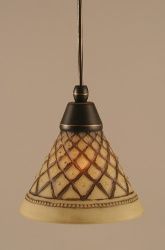 1 Light Mini Pendant In Dark Granite (22-DG-7185)