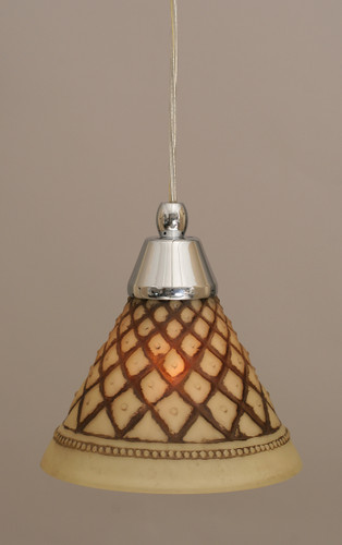 1 Light Mini Pendant In Chrome (22-CH-7185)