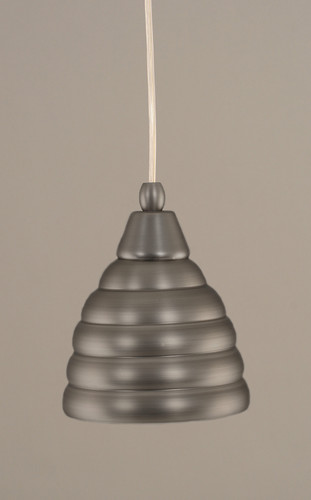 1 Light Mini Pendant In Brushed Nickel (22-BN-425)
