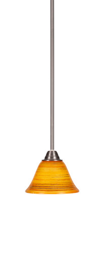 Paramount 1 Light Mini Pendant In Brushed Nickel (3401-BN-454)