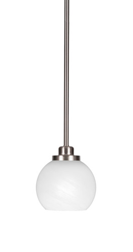 Odyssey 1 Light Mini Pendant In Brushed Nickel (2601-BN-4101)