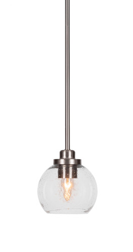 Odyssey 1 Light Mini Pendant In Brushed Nickel (2601-BN-4100)