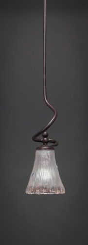 Capri 1 Light Mini Pendant In Dark Granite (901-DG-721)
