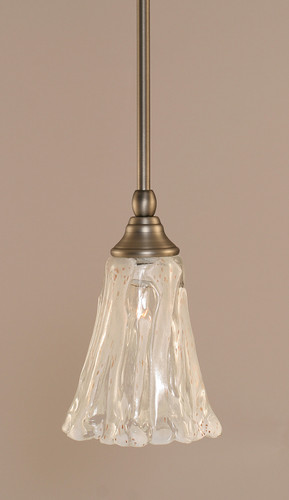 1 Light Mini Pendant In Brushed Nickel (23-BN-729)