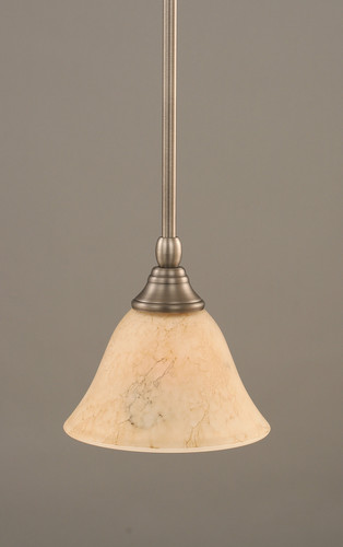 1 Light Mini Pendant In Brushed Nickel (23-BN-508)