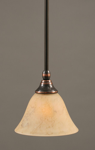 1 Light Mini Pendant In Black Copper (23-BC-508)