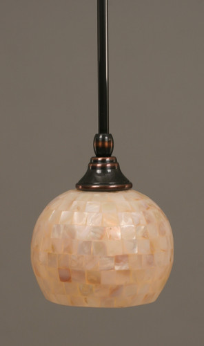 1 Light Mini Pendant In Black Copper (23-BC-405)