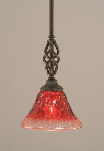 Elegante 1 Light Mini Pendant In Dark Granite (80-DG-756)