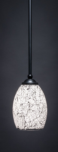Zilo 1 Light Mini Pendant In Matte Black (560-MB-4165)