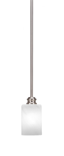 Edge 1 Light Mini Pendant In Brushed Nickel (1151-BN-3001)