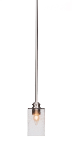 Edge 1 Light Mini Pendant In Brushed Nickel (1151-BN-300)