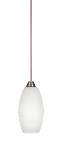 Paramount 1 Light Mini Pendant In Brushed Nickel (3401-BN-4041)