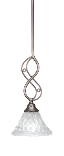 Jazz 1 Light Mini Pendant In Brushed Nickel (232-BN-451)