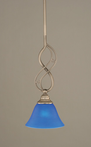 Jazz 1 Light Mini Pendant In Brushed Nickel (232-BN-4155)