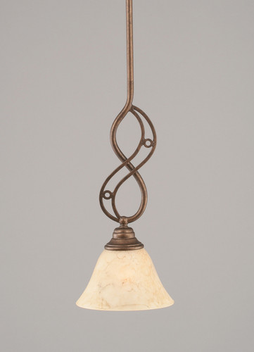 Jazz 1 Light Mini Pendant In Bronze (232-BRZ-508)
