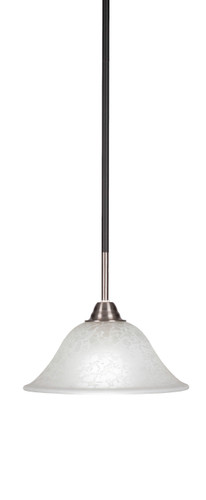 Paramount 1 Light Mini Pendant In Matte Black & Brushed Nickel (3401-MBBN-515)