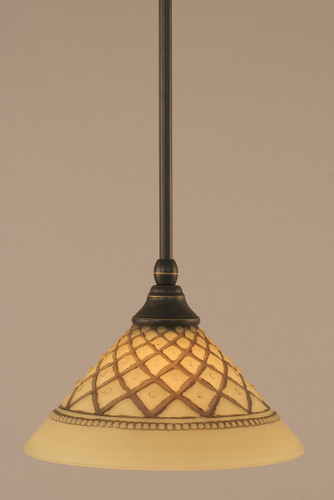 1 Light Mini Pendant In Dark Granite (23-DG-7183)