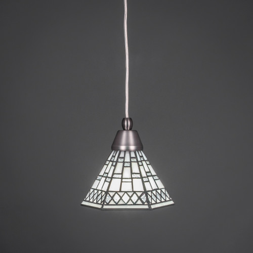 1 Light Mini Pendant In Brushed Nickel (22-BN-9105)