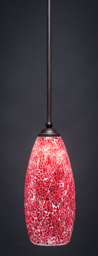 Zilo 1 Light Mini Pendant In Dark Granite (560-DG-5066)
